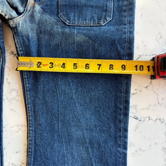 Vintage Blue Bell Wrangler low/mid rise bell bottom denim jeans - Picture 8 of 14